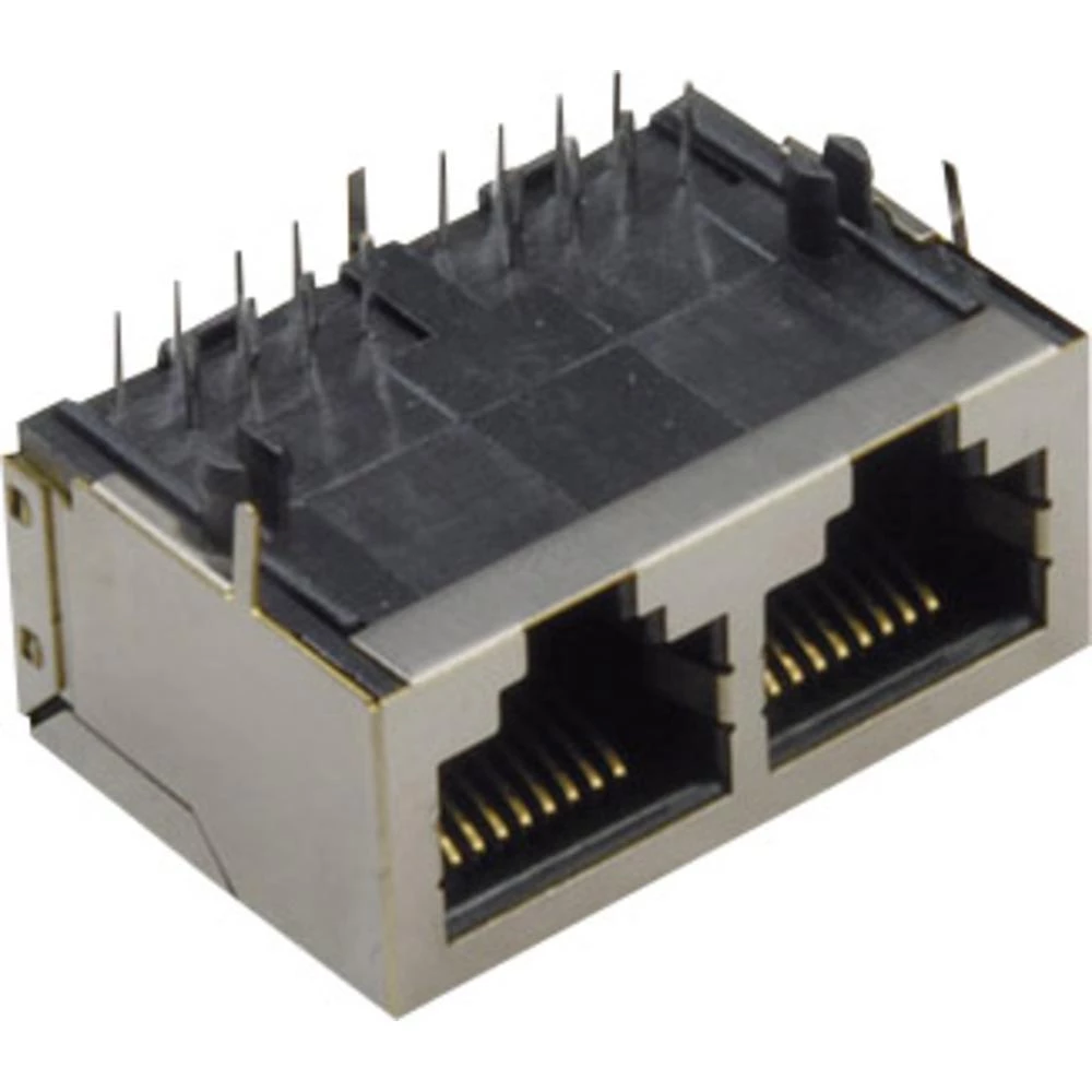 Modularni konektor, ugradbena utičnica, horizontalna 143210 2-dijelna BKL Electronic sadržaj: 1 kom. slika