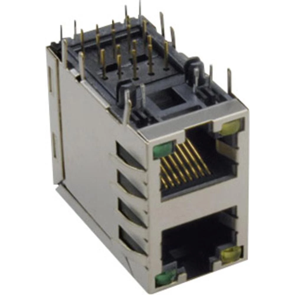 Modularni konektor, ugradbena utičnica, vertikalna 143212 2-dijelna BKL Electronic sadržaj: 1 kom. slika