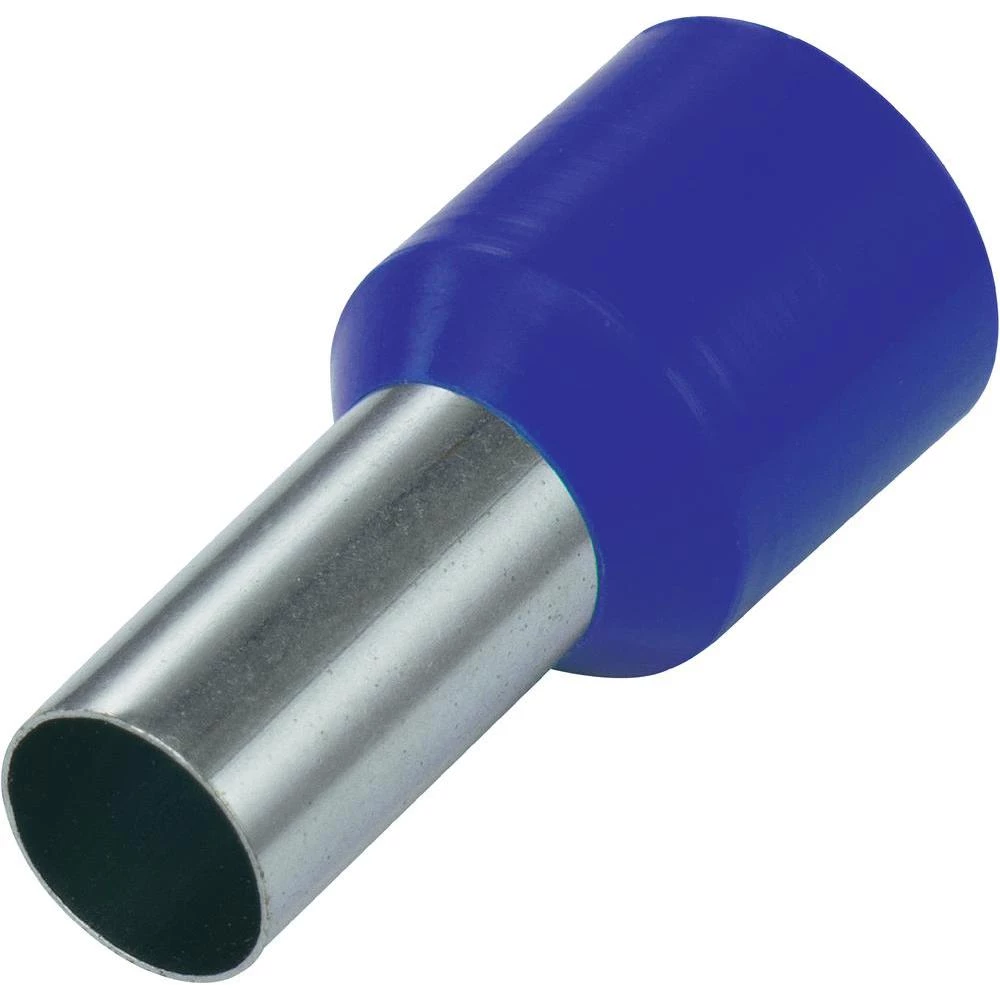 Kabelski završetak 93015c36 Conrad presjek: 16 mm - 12 mm djelomično izolirani, plava 100 komada slika
