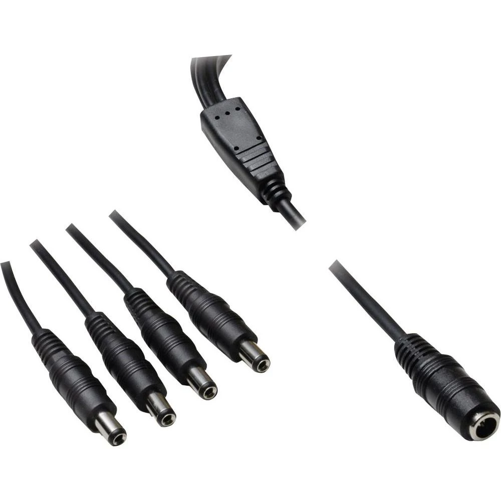 Niskonaponski priključni kabel, niskonaponski utikač - niskonaponska utičnica 5.5 mm 2.5 mm BKL Electronic 1.10 m 1 kom. slika