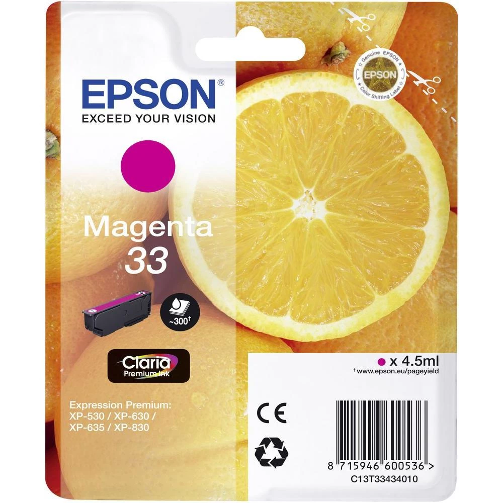 Originalna patrona za pisače Epson T3343, 33 magenta slika