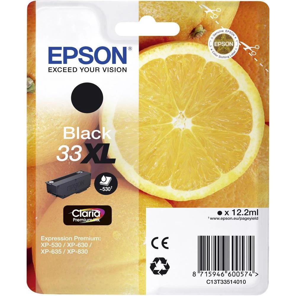 Originalna patrona za pisače Epson T3351, 33XL crna slika