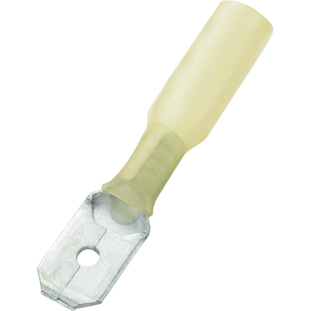 Plosnati utikač sa skupljajućom cjevčicom 93014c259 Conrad širina: 6.4 mm deblji slika