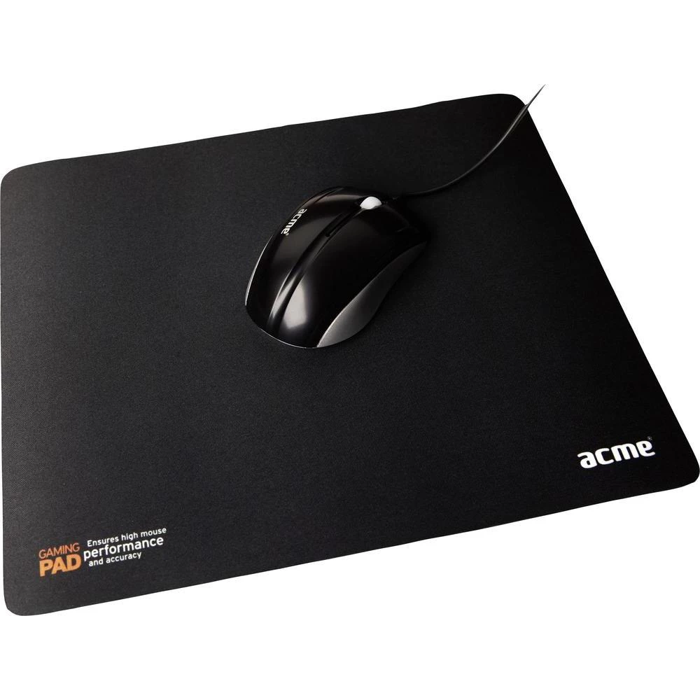 Podloga za miš za igranje acme gumena crna slika