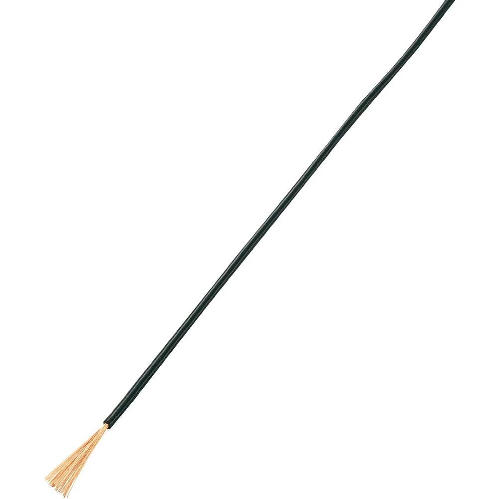 Prepleteni vod LiFY 93030c12 Conrad 1 x 0.25 mm crna 25 m slika