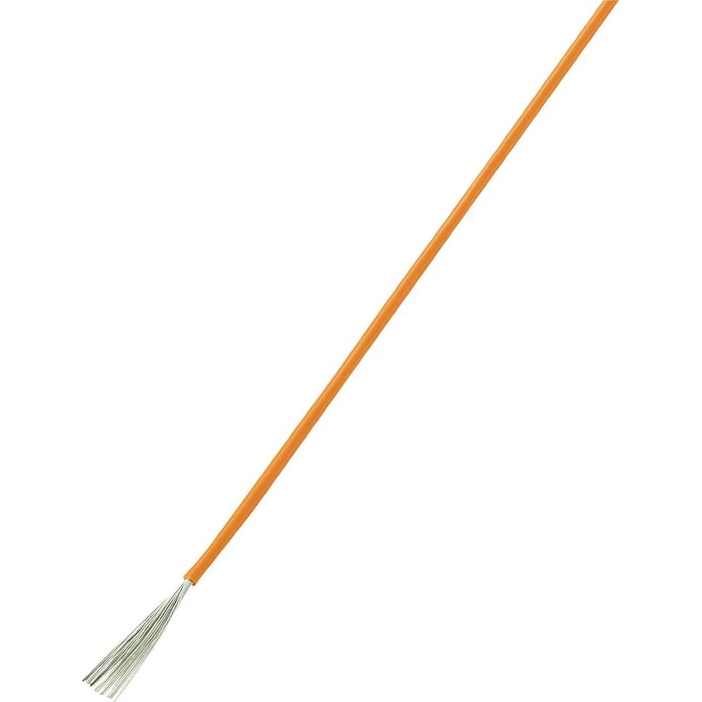 Prepleteni vod LiY SH1998C385 Conrad 1 x 0.50 mm narančasta 10 m slika