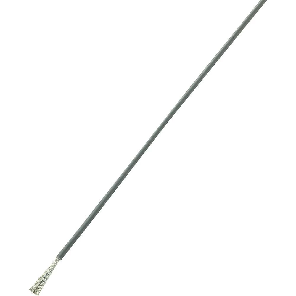 Prepleteni vod LiY SH1998C411 Conrad 1 x 0.75 mm siva 10 m slika