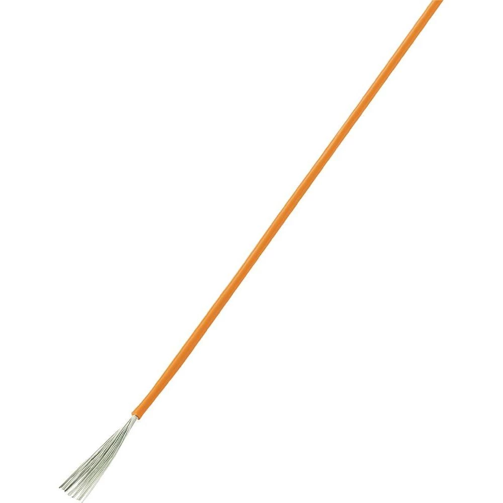 Prepleteni vod LiY SH1998C439 Conrad 1 x 1 mm narančasta 10 m slika