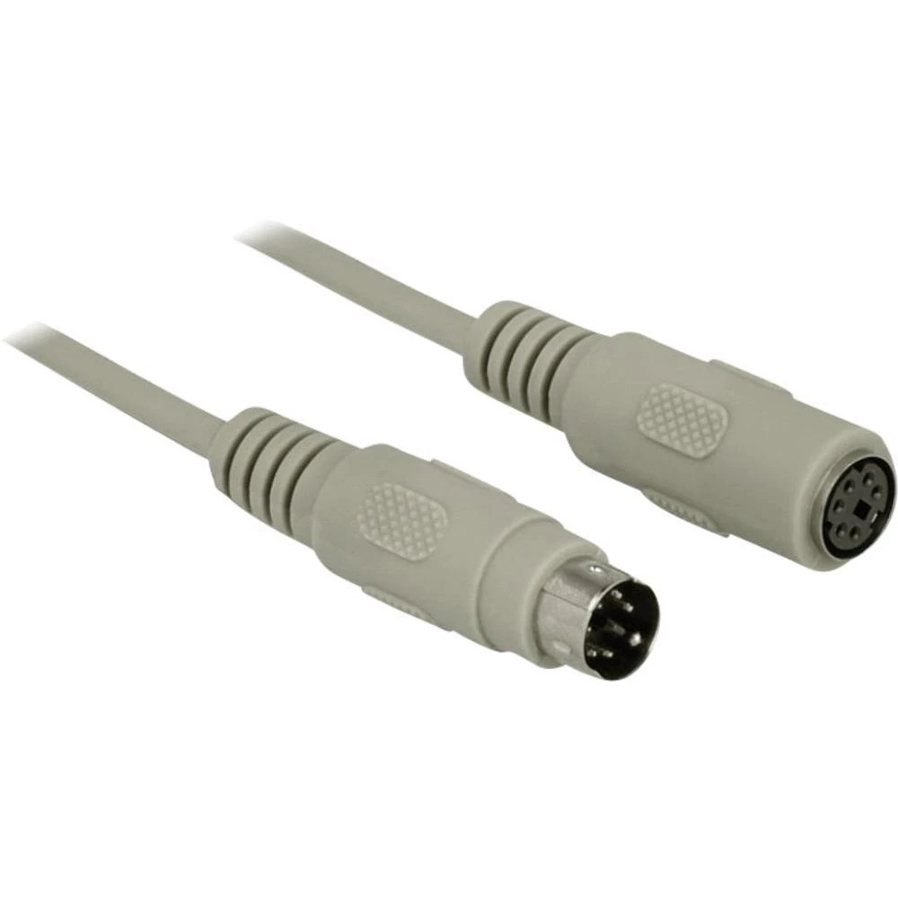 Produžni kabel za tipkovnicu/miša za PS/2 [1x PS/2 utikač - 1x PS/2 utikač ženski] Delock 10 m, siva slika