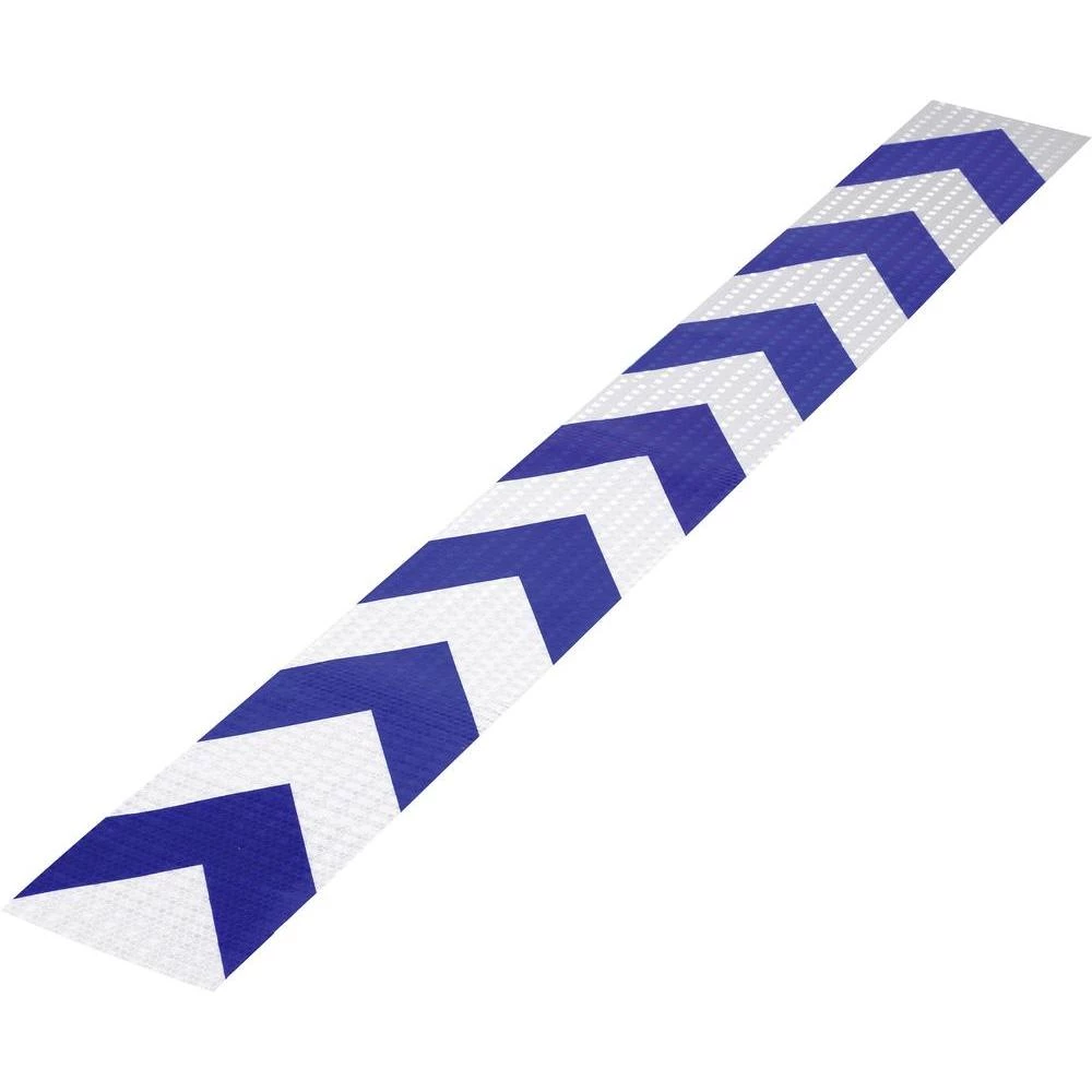 Reflektirajuća traka za upozorenje RTS115/1000-BL Conrad (D x Š) 1000 mm x 115 mm plava, crvena, polietilenska folija, sadržaj:  slika