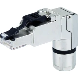 RJ45 kutni utikač, ravan, montaža bez specijalnog alata MFP8-4x90 T568A Cat.6A Telegärtner J00026A4003 1 kom.