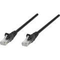 RJ45 mrežni priključni kabel CAT 5e U/UTP [1x RJ45-utikač - 1x RJ45-utikač] 1 m crni, Intellinet slika
