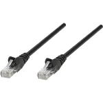 RJ45 mrežni priključni kabel CAT 5e U/UTP [1x RJ45-utikač - 1x RJ45-utikač] 1 m crni, Intellinet