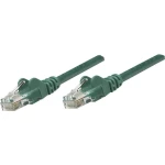 RJ45 mrežni priključni kabel CAT 5e U/UTP [1x RJ45-utikač - 1x RJ45-utikač] 15 m zeleni, Intellinet