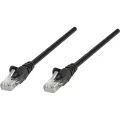 RJ45 mrežni priključni kabel CAT 5e U/UTP [1x RJ45-utikač - 1x RJ45-utikač] 3 m crni, Intellinet slika