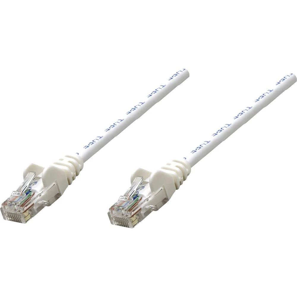 RJ45 mrežni priključni kabel CAT 6 S/FTP [1x RJ45-utikač - 1x RJ45-utikač] 20 m bijeli, pozlaćeni kontakti, Intellinet slika