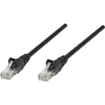 RJ45 mrežni priključni kabel CAT 6 U/UTP [1x RJ45-utikač - 1x RJ45-utikač] 1 m crni, Intellinet