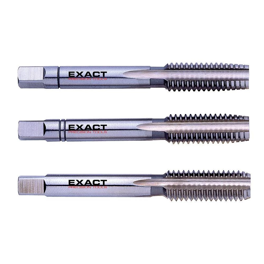 Ručno narezno svrdlo, 3-delni komplet BSW 5/32" 32 mm narezivanje u desno Exact 00816 DIN 2184 HSS 1 set slika