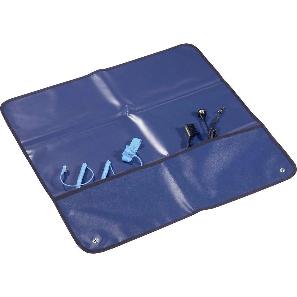 ESD set za održavanje sa podlogom ESDM-600600BK Conrad (D x Š) 60 cm x 60 cm, tamnoplava slika