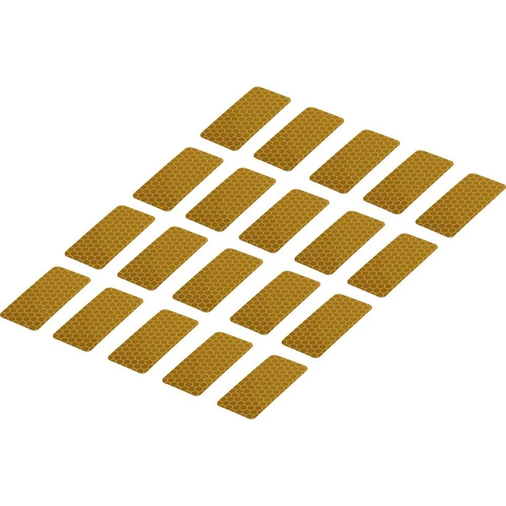 Reflektirajuća ljepljiva traka RTS25/50-YL Conrad (D x Š) 50 mm x 25 mm žuta, polietilenska folija, sadržaj: 20 komada slika