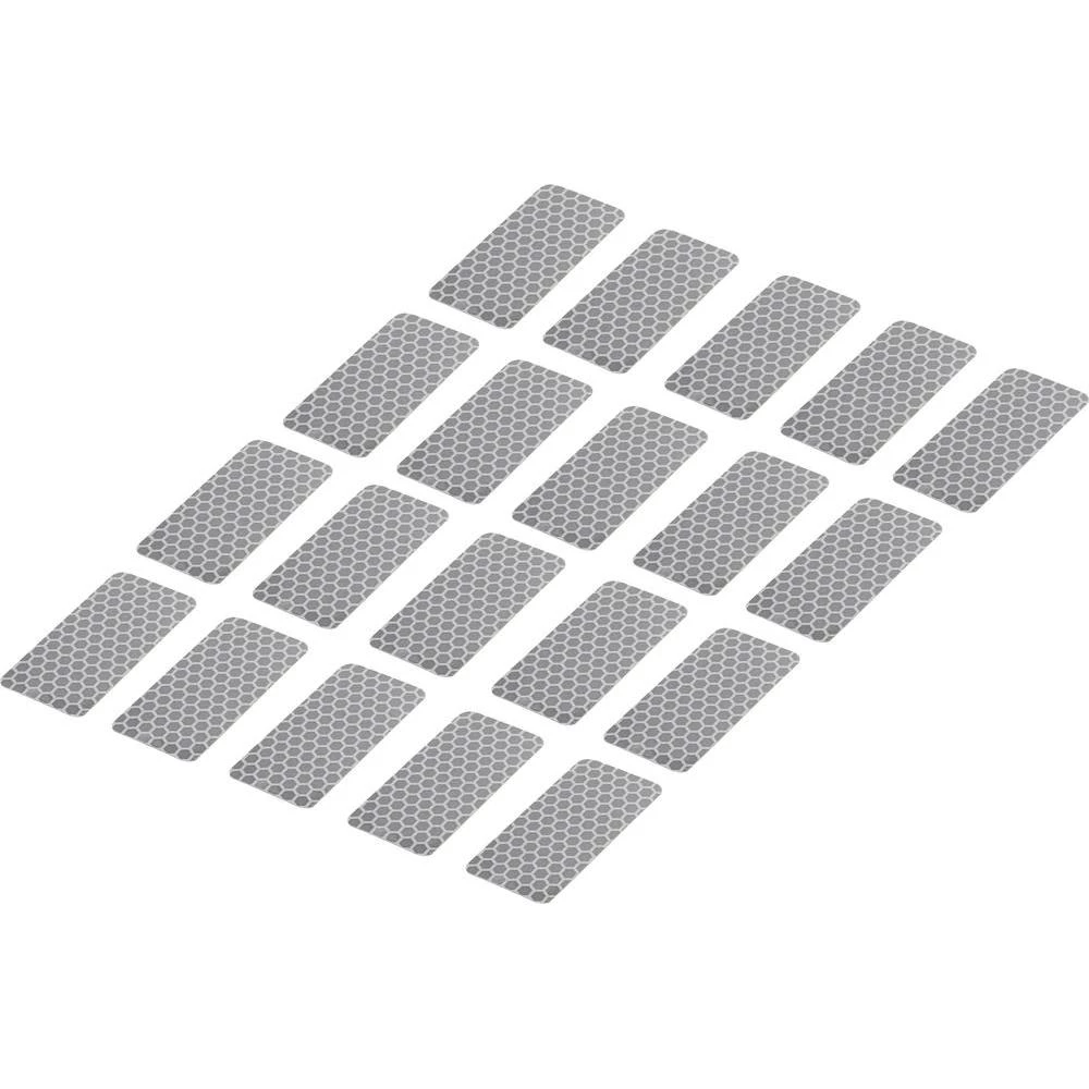 Reflektirajuća ljepljiva traka RTS25/50-SV Conrad (D x Š) 50 mm x 25 mm srebrna, polietilenska folija, sadržaj: 20 komada slika