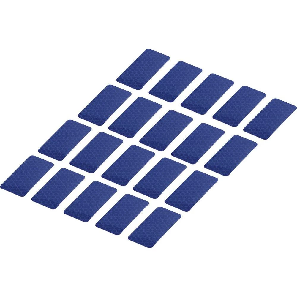 Reflektirajuća ljepljiva traka RTS25/50-BL Conrad (D x Š) 50 mm x 25 mm plava, polietilenska folija, sadržaj: 20 komada slika