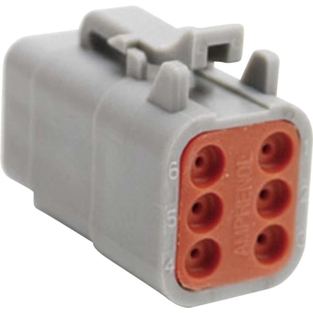 Kućište za ženske kontakte br. polova: 6 7.5 A ATM06 6S Amphenol 1 kom. slika