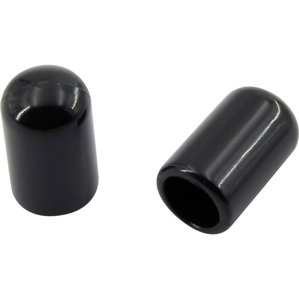 Završna kapica, nije skupljajuća, prije/nakon skupljanja: 6.3 mm/6.3 mm 100 kom. crna slika