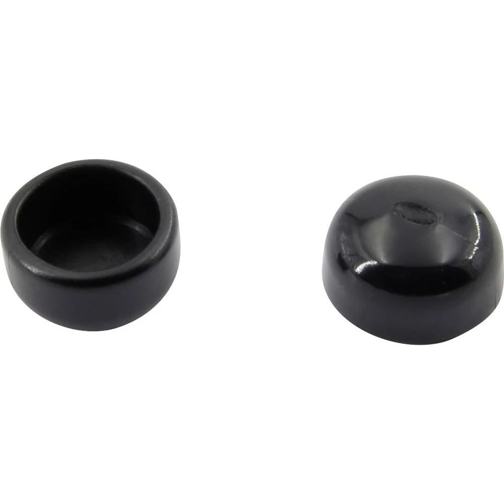 Završna kapica, nije skupljajuća, prije/nakon skupljanja: 8.0 mm/8.0 mm 100 kom. crna slika