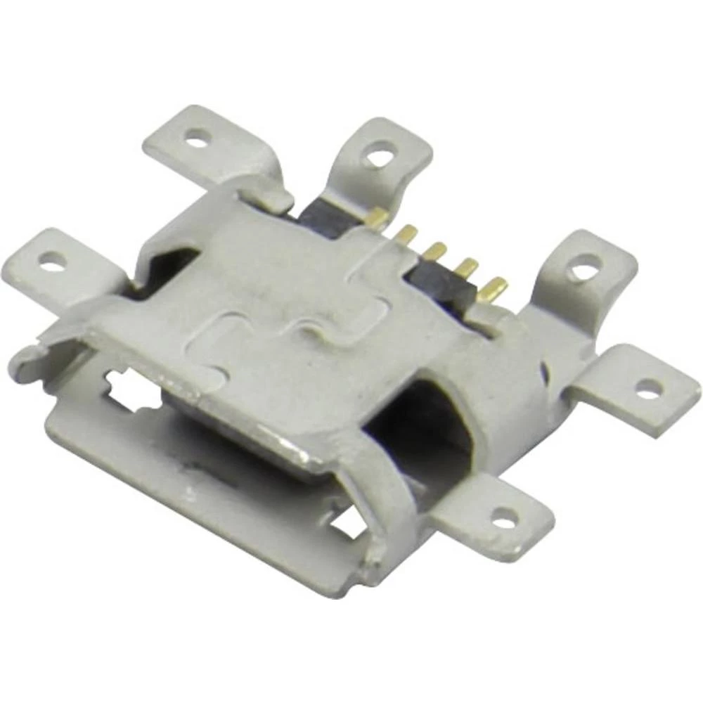 Mikro USB konektor, ugradbena utičnica, horizontalna SMD Attend sadržaj: 1 kom. slika