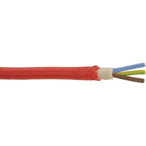 Priključni kabel 3 G 0.75 mm crvene boje, roba na metre slika