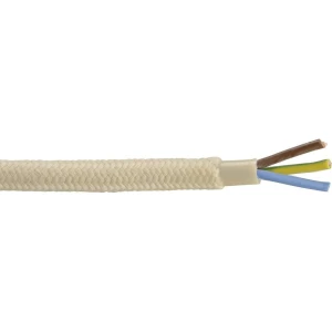 Priključni kabel 3 G 0.75 mm krem boje, roba na metre slika