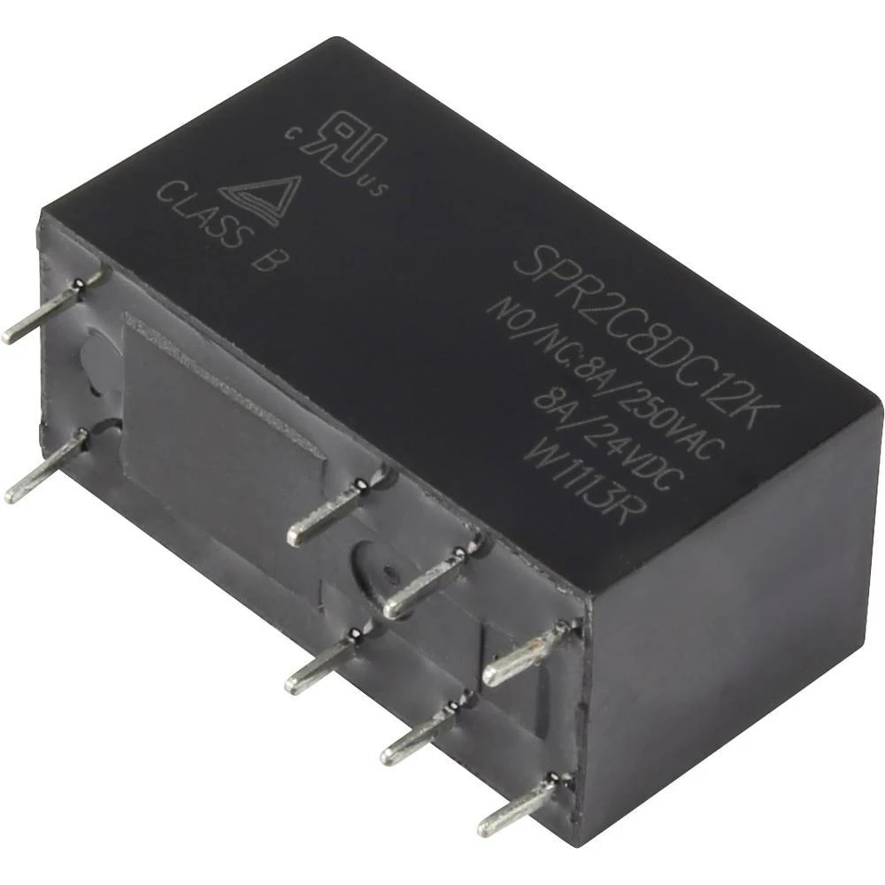 Relej za printanje SPR2C8DC12K Hasco Relays and Electronics 12 V/DC 8 A 2 izmjenjivača 1 kom. slika