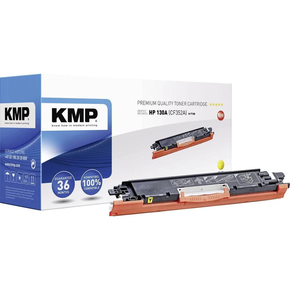 Kompatibilan toner KMP H-T188 zamjenjuje HP 130A žuta kapacitet stranica maks. 1000 stranica slika