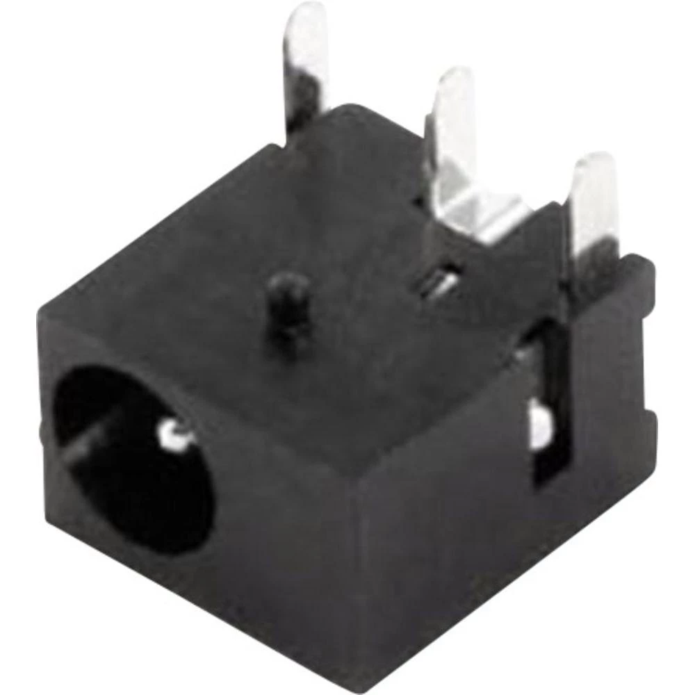 Niskonaponski konektor, horizontalna ugradbena utičnica 1.3 mm econ connect DC8J13 1 kom. slika