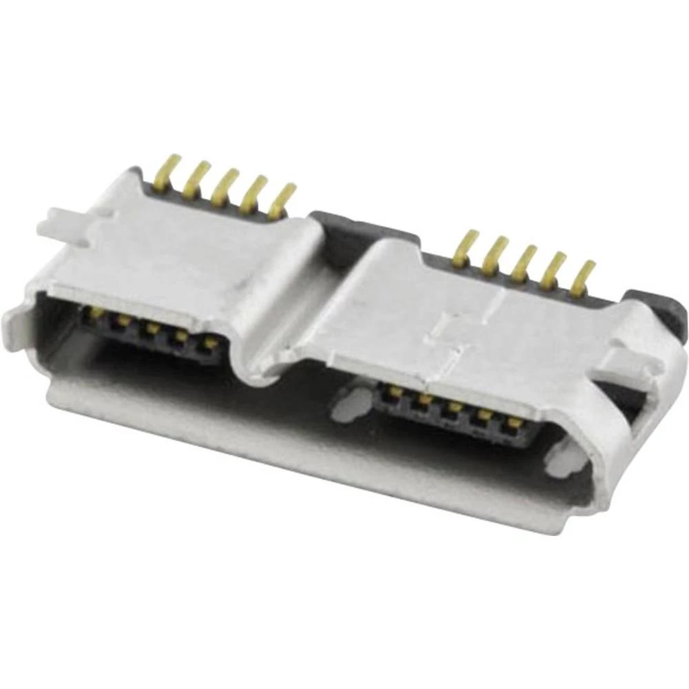 USB konektor micro USB 3.0 ugradbena utičnica, horizontalna MICUB10BBS econ connect sadržaj: 1 kom. slika