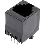 Modularna ugradbena utičnica, vertikalna, br. polova: 6 MJTN66A crna, econ connect MJTN66A 1 kom.