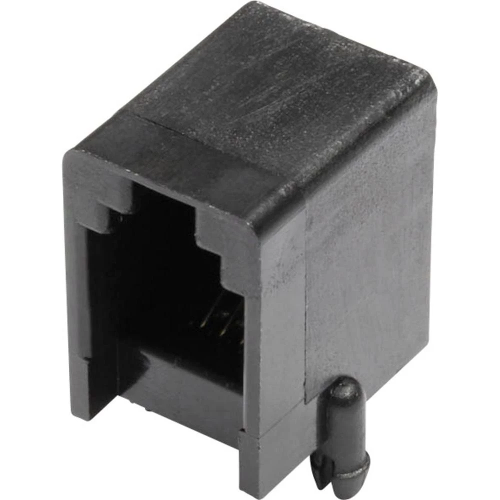 Modularna ugradbena utičnica, horizontalna, br. polova: 4 MJUSN44GAB crna, econ connect MJUSN44GAB 1 kom. slika