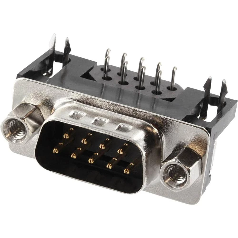 D-SUB višestruki konektor sa pinovima ST7F9GA econ connect broj polova: 9 lemljeni pinovi 1 kom. slika