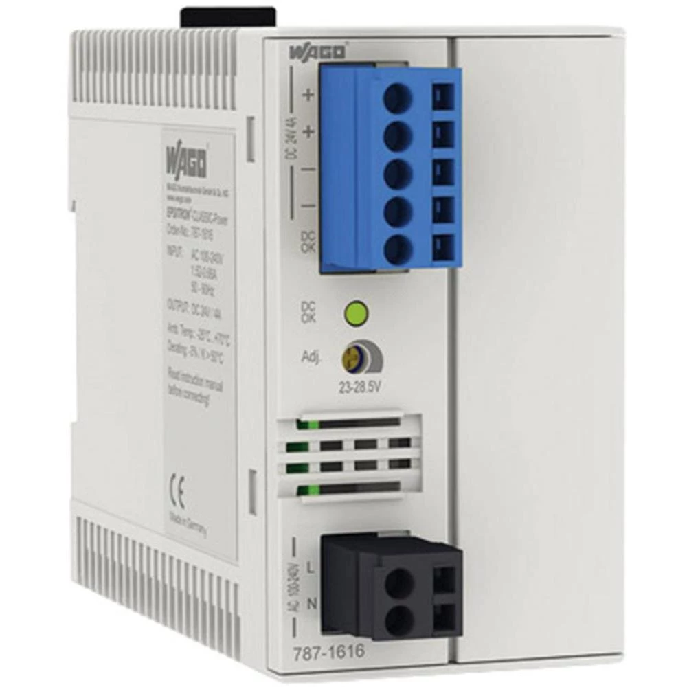 Adapter napajanja za profilne šine (DIN-letva) WAGO WAGO Kontakttechnik GmbH 14.5 V/DC 7.5 A 108 W 1 x slika