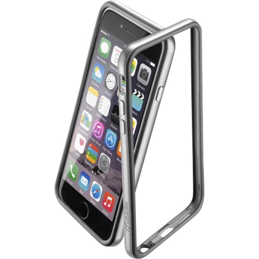 CellularLine iPhone zaštitni okvir, pogodan za: iPhone 6, sive boje slika