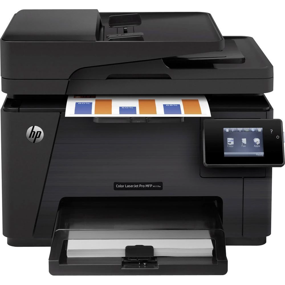 Laserski višenamjenski pisač u boji M177fw HP Color Laserjet Pro MFP A4 pisač, skener, uređaj za kopiranje, faks LAN, WLAN, ADF slika