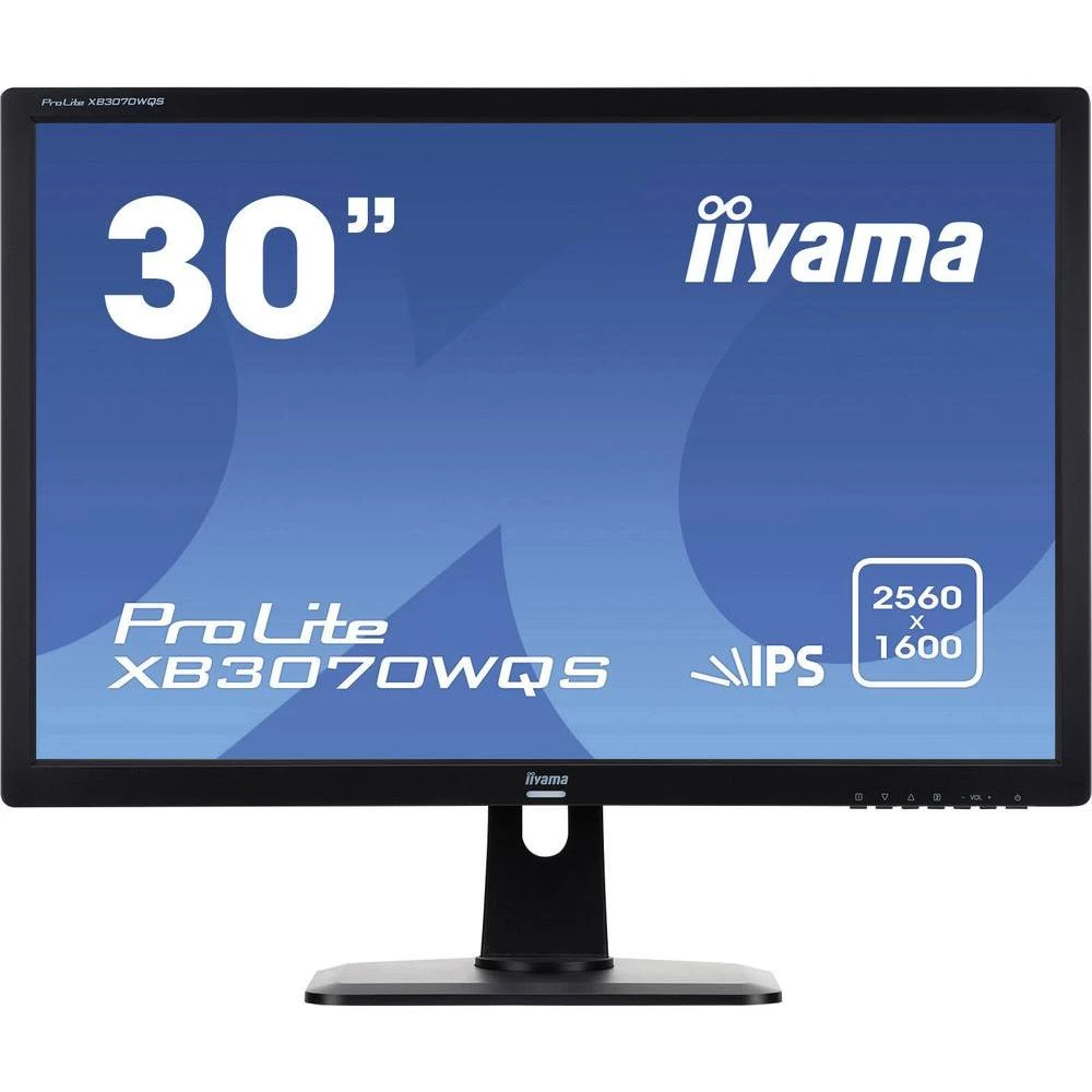 LED ekran XB3070WQS-B1 Iiyama 76.2 cm (30 inča) KEU C 2560 x 1600 piksela WQXGA 5 ms HDMI™, DVI, DisplayPort, VGA AH-IPS L slika