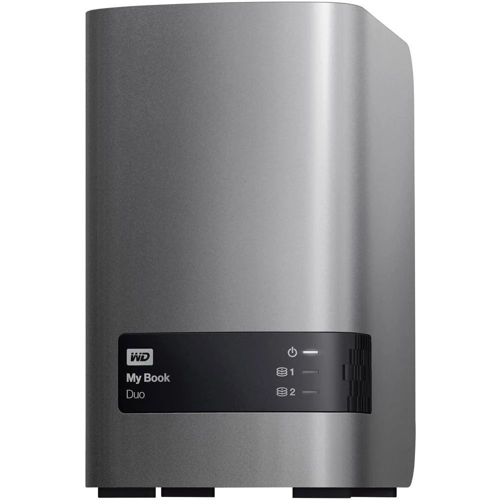 Vanjski tvrdi disk 8.9 cm (3.5 inča) 6 TB Western Digital My Book Duo metalik-srebrna, antracit USB 3.0 RAID sposobnost, Cloud s slika