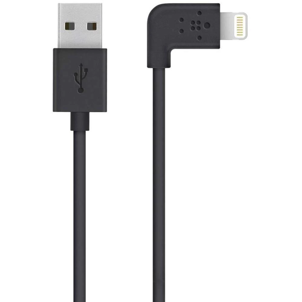 iPad/iPhone/iPod punjački kabel/podatkovni kabel [1x USB 2.0 utikač A - 1x Apple Dock utikač Lightning] Belkin 1.20 m crna slika