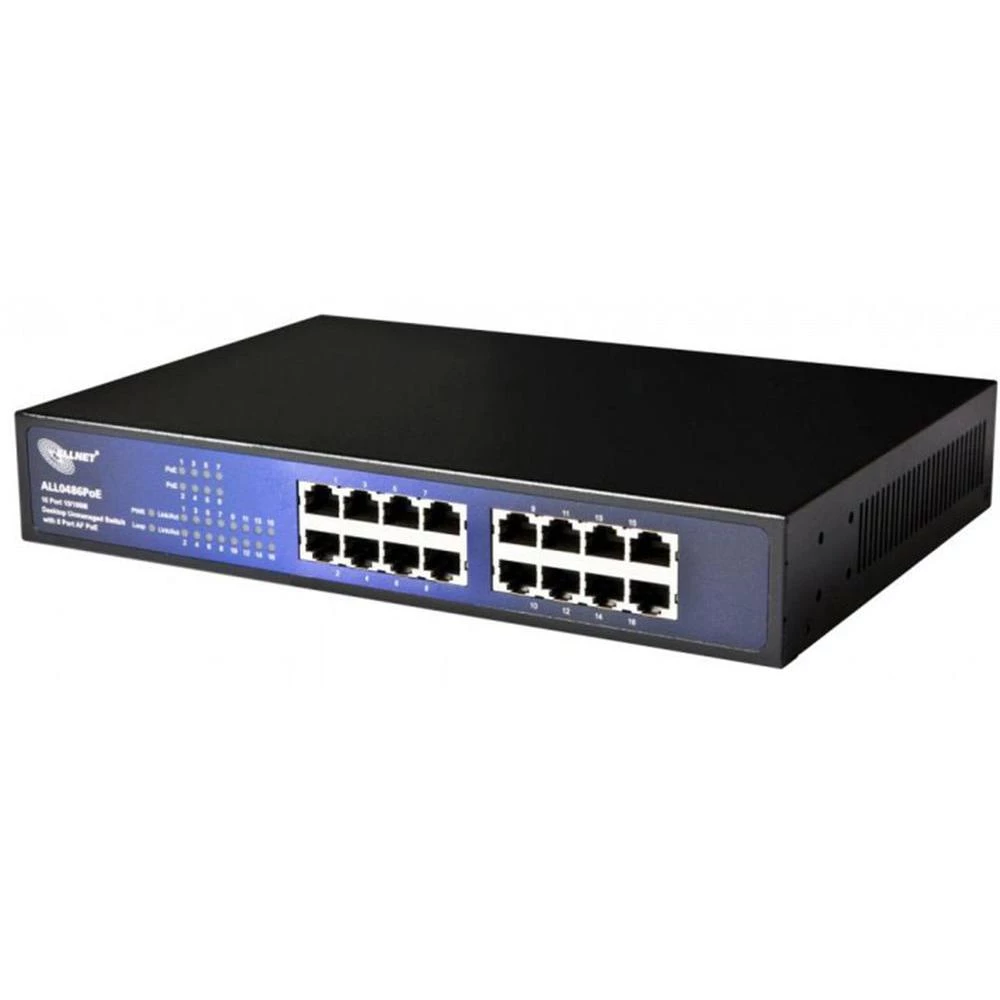 Mrežni switch uređaj RJ45 Allnet ALL0486PoE 100 MBit/s PoE funkcija slika