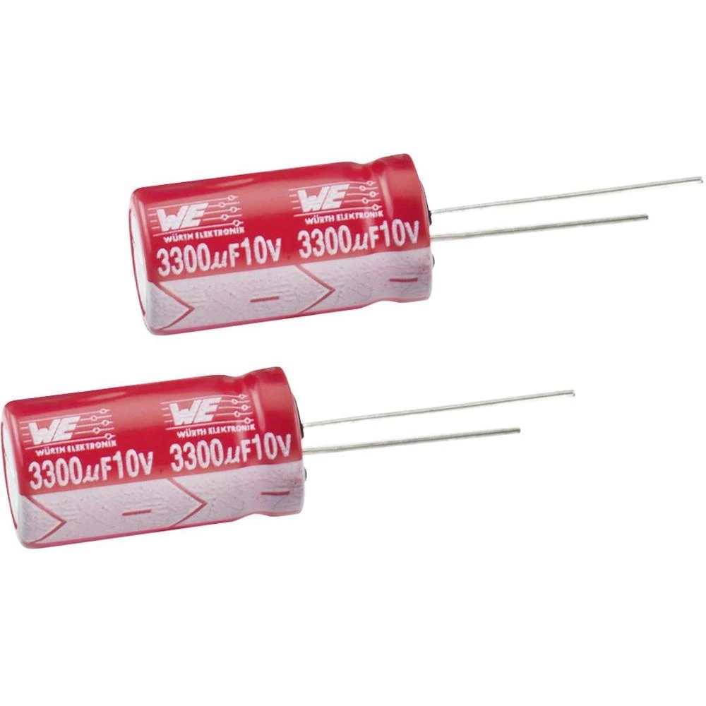 Elektrolitski kondenzator, radijalno ožičen 7.5 mm 2200 µF 35 V 20 % (promjer x V) 16 mm x 31.5 mm Würth Elektronik WCAP-A slika