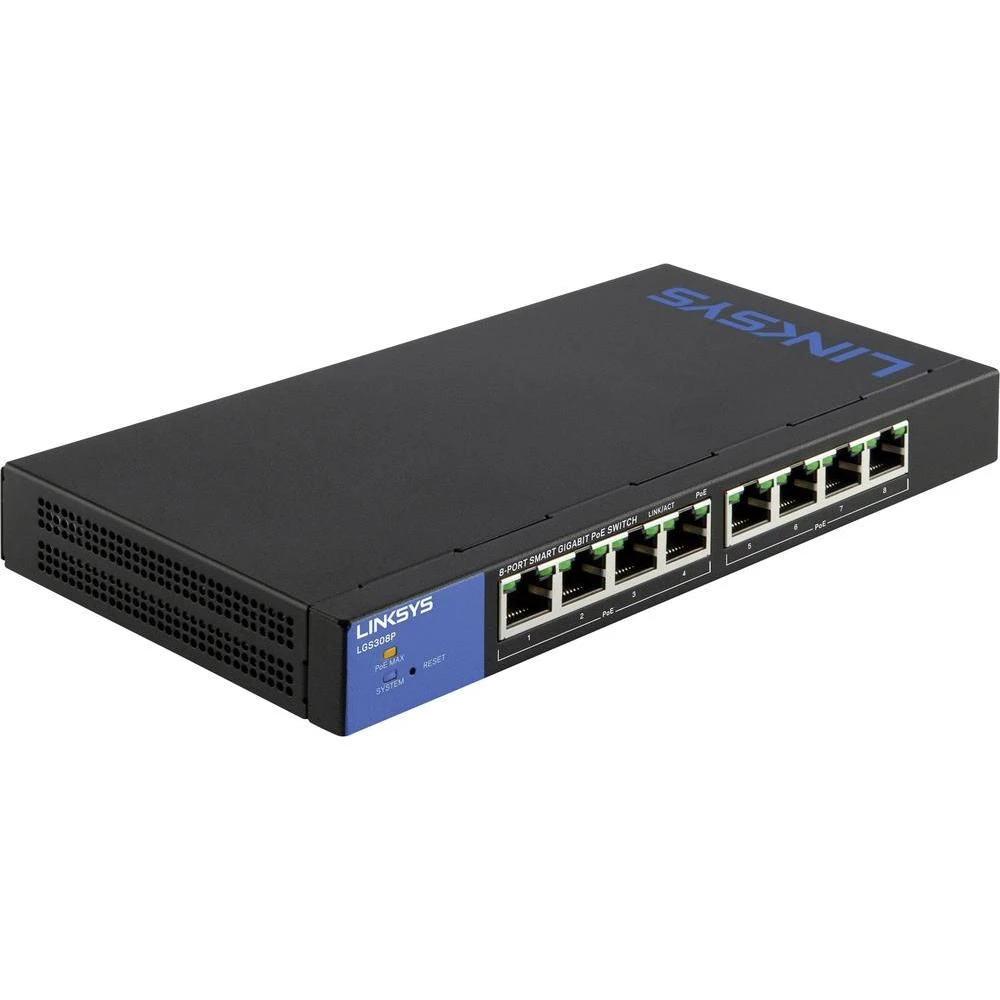 Mrežni switch uređaj RJ45 LGS308P-EU Linksys 8 portova 1 Gbit/s slika