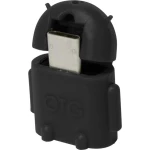 USB 2.0 adapter [1x USB 2.0 utikač Micro-B - 1x USB 2.0 ženski utikač A] LogiLink crna s OTG funkcijom