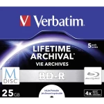 M-DISC Blu-ray Rohling 25 GB 43823 Verbatim Jewelcase RW 5 kom.